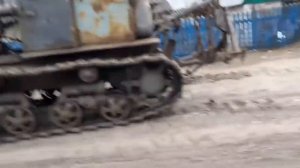 Запуск трактора "Т 74 " после долгого простоя ,)) культивация огорода трактором Т 74 ))