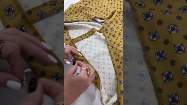 Как подшить низ изделия