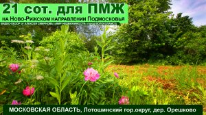 Участок 21 сотка в деревне Орешково Лотошинского округа МО