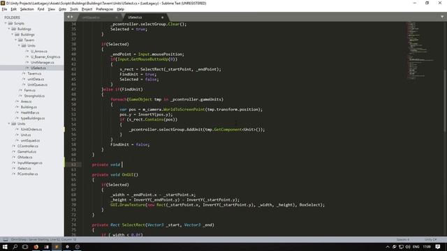 RTS+TD на UNITY 18 УРОКИ - ДОБАВЛЕНИЕ И УДАЛЕНИЕ ЮНИТОВ ИЗ ОТРЯДА