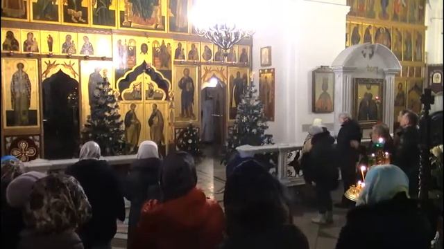 6 января 2022 года. Всенощное бдение в канун РОЖДЕСТВА ГОСПОДА БОГА И СПАСА НАШЕГО ИИСУСА ХРИСТА смотреть онлайн