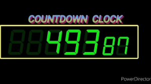 JHC 1,000 Seconds Countdown (16:40 Minutes) Digital Stopwatch Countdown Clock, Remix BBC EP.01