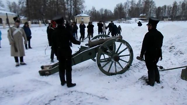 2013-12-08 - Бородино, стрельба из пушки смотреть онлайн