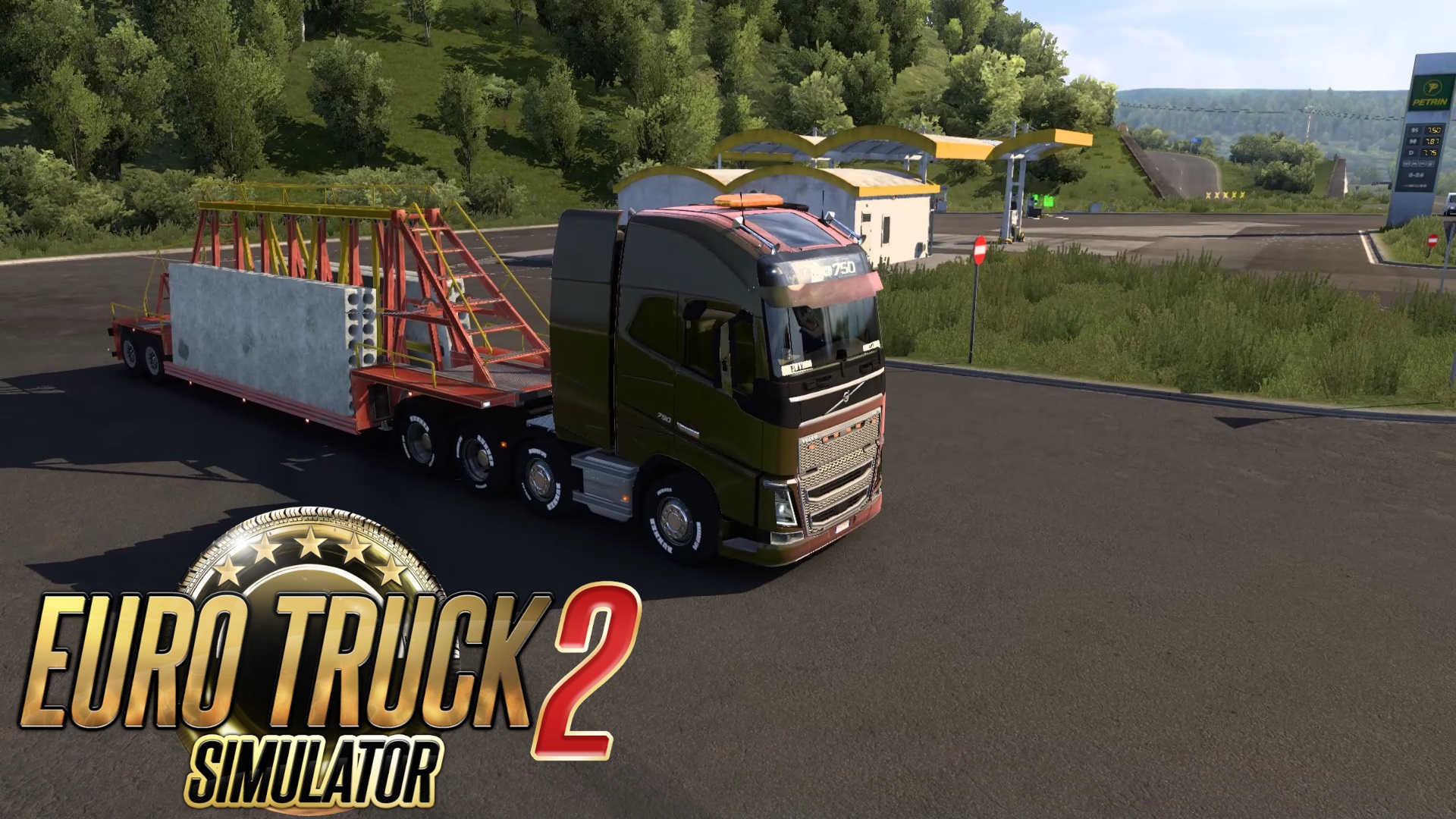 Перевозка бетонных плит - Часть 2 | Euro Truck Sim 2 | Logitech G29