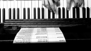 Пой Аллилуйя Господу (по нотам) фортепиано