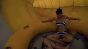 Burj Surj Water Slide at Wild Wadi Waterpark Dubai.