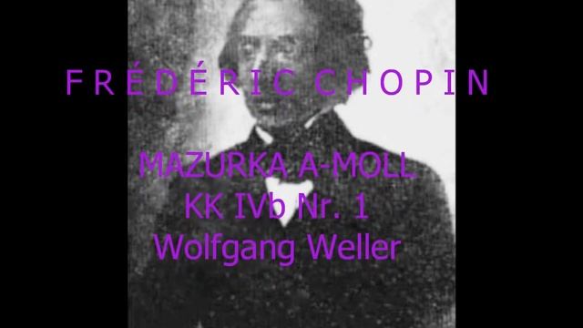 Chopin, Mazurka B-Dur op. posth. (KK IVb Nr. 1), Wolfgang Weller 2015. смотреть онлайн