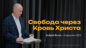 Андрей Волик: Свобода через кровь Христа  / "Слово жизни" Ростов / 06 августа 2023 г