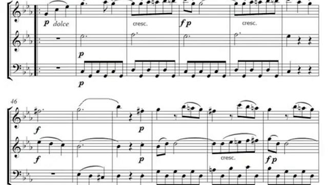 Mozart - Divertimento Nº3 KV 439b para dos clarinetes y fagot - 4º mov: Menuetto смотреть онлайн