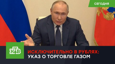 Путин подписал указ о торговле газом с недружественными странами в рублях