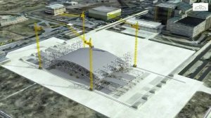 Строительство нового саркофага над 4-ым энергоблоком