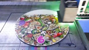 УФ печать циферблата часов