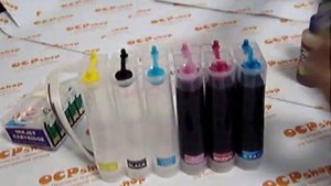 Заправка СНПЧ для Epson чернилами OCP