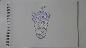 Как нарисовать КОКТЕЙЛЬ ПАНДУ, Рисуем Просто/764/How to draw a Panda COCKTAIL