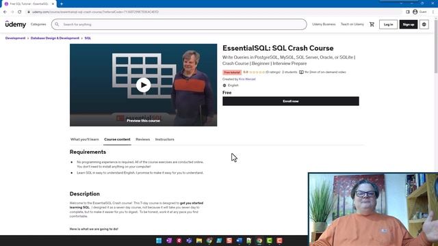 ***FREE*** EssentialSQL:  SQL Crash Course
