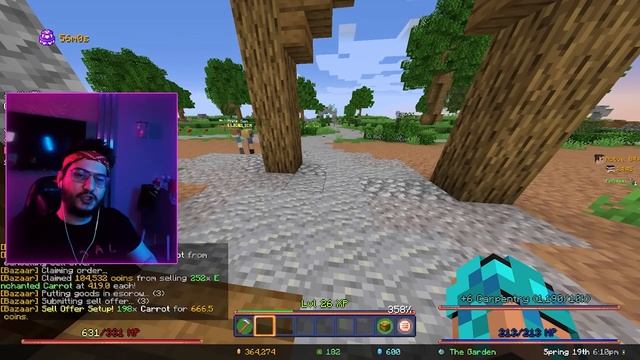 МОЙ ПЕРВЫЙ КОНТЕСТ ФЕРМЕРОВ (МАЙНКРАФТ СКАЙБЛОК) #5 смотреть онлайн