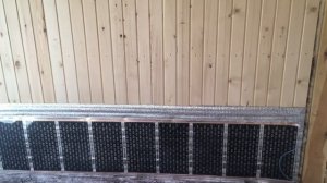 Как сделать отопление на втором этаже? Инфракрасный тёплый плинтус своими руками. Часть 1