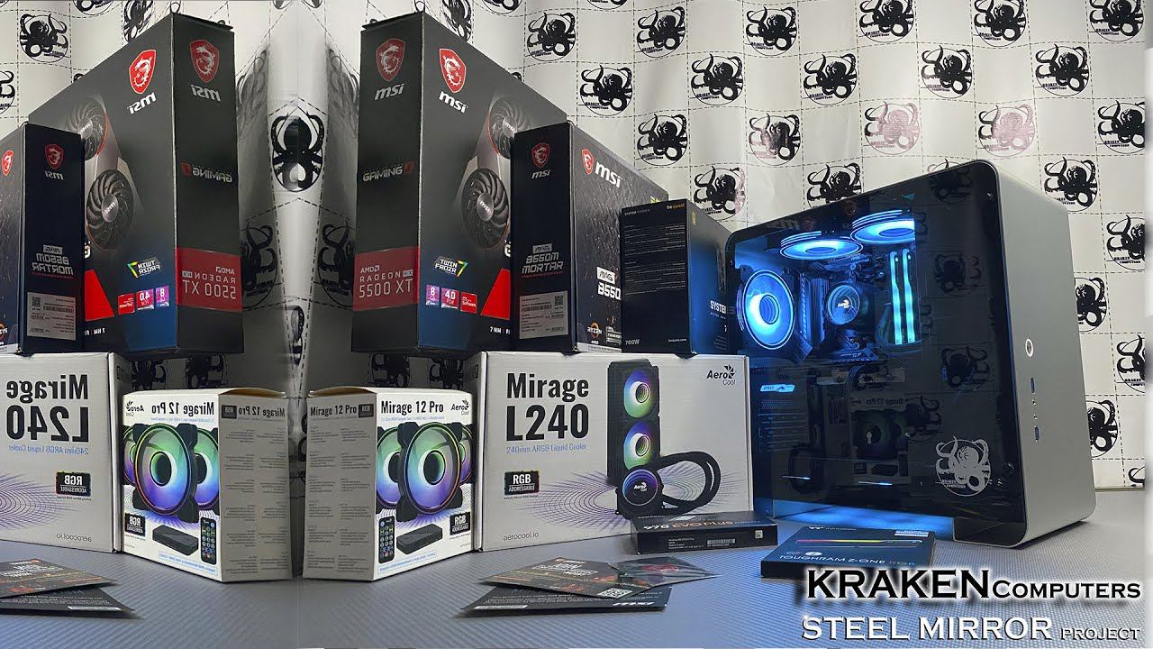 СТИЛЬНЫЙ ИГРОВОЙ ПК | RYZEN 5 3600 + 5500xt | МАГИЯ ОТ AEROCOOL смотреть онлайн