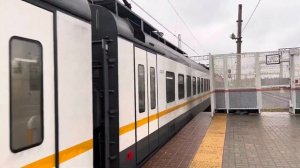 Прибытие ЭП2Д 0229 сообщением Царицыно-Серпухов на станцию Серпухов.