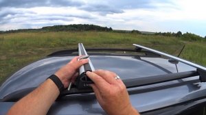 Багажник “LUX” на рейлинги. Киа Рио Икс Лайн 2020. Покупка с OZON