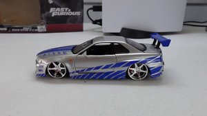 Unboxing Brian's Fast and Furious Nissan Skyline GT-R R34 - Jada Toys 1/24 Diecast Model Car