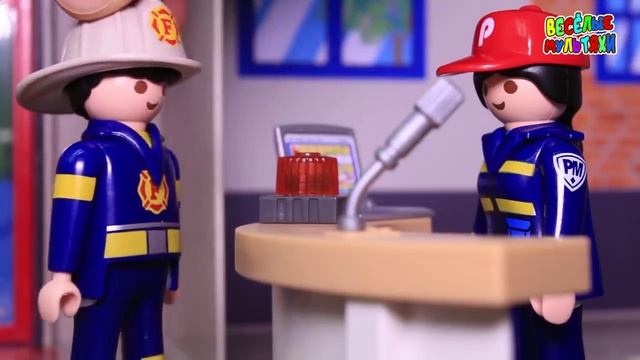 Мультики для детей с игрушками. Про пожарных! Развивающий мультфильм смотреть онлайн