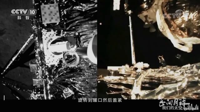 Миссия Китая «Чанъэ-5» по доставке образцов лунного грунта на Землю. Панорама Луны, реголит в макро