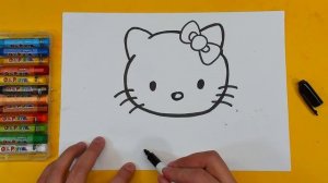 Как нарисовать Хелло Китти / HOW TO DRAW HELLO KITTY