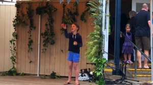 Claudia Gibson Hukanui Gala 2018 School Talent Quest - Juggling