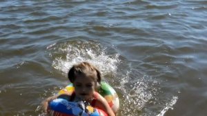 Купание на базе отдыха "Верхний Бор" (Эльдорадо), озеро Кривое, Тюмень