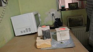 Плавка бронзы в микроволновке.