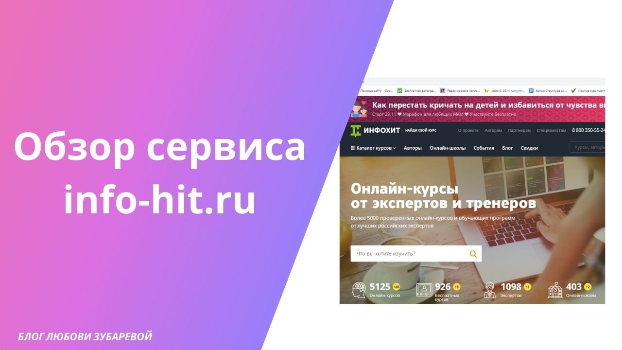 Обзор сервиса ИнфоХит (https://info-hit.ru) - как работать с сайтом, выбор инфопродуктов