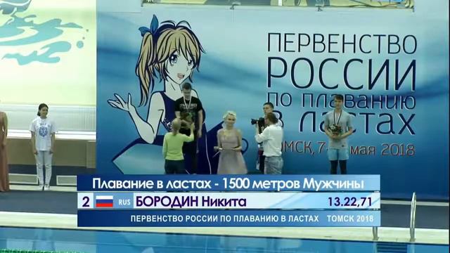 Первенство России-2018. Плавание в ластах, 1500 м. Юниоры. Награждение смотреть онлайн