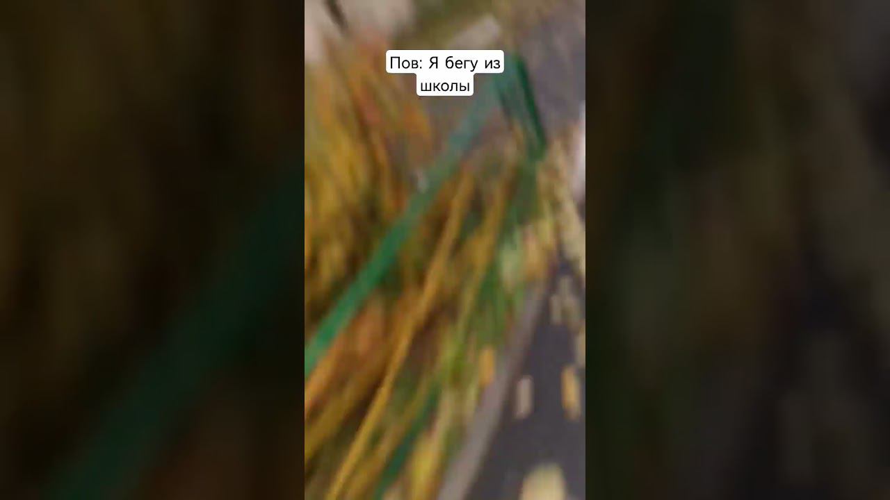 Мем N6 Я бегу из школы