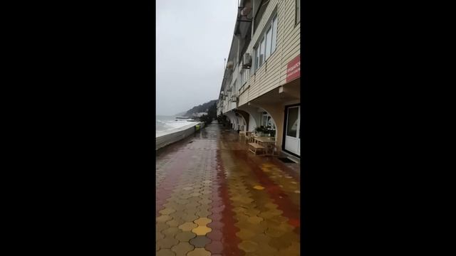 Обзор Лоо (Большой Сочи), а так же пляжа и моря в январе!