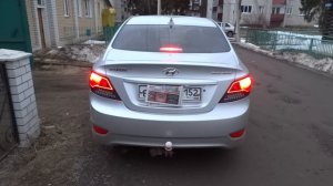 Тюнинг фонарей на Солярис с бегущим поворотником