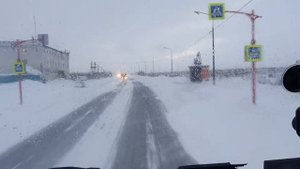 Дорога из Талнаха в Норильск. 21.11.20