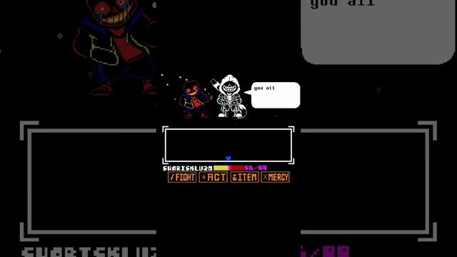 D3!InkSans Phase 2 Scrapped Demo By Dragon 113 part 3 #undertale #inktale #shorts