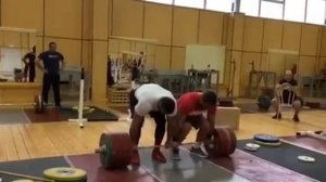 Дмитрий Клоков и Дмитрий Берестов парный жим стоя 245 кг