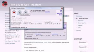 Как установить и настроить MP3 Skype Recorder 1