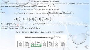 Математическая статистика. Лекция 4(11). Нормальное распределение. Лектор Хохлов Н.А.