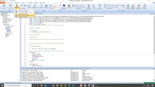 RobotStudio - Labview (ABB IRC5 OPC server) смотреть онлайн