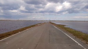 Ишим паводок 2017, дорога Ишим- Плешково- Синицино