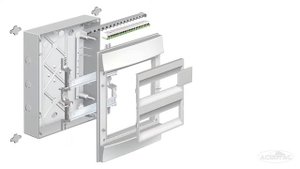 ABB Mistral41W-24M - Бокс настенный на 24 модуля с прозрачной дверцей (1SPE007717F9993). Обзор.