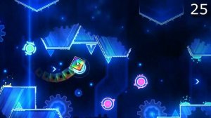Sonic Wave Infinity with Frame Perfects counter — Geometry Dash