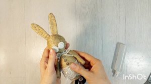 Funny rabbit from jute DIY/Еaster decor/Милая Зайка из ДЖУТА своими руками