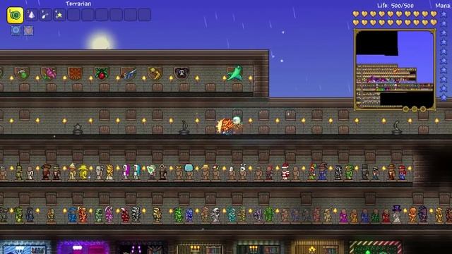 Terraria 1.3.5.3 Карта со всеми вещами и предметами (All items map) смотреть онлайн