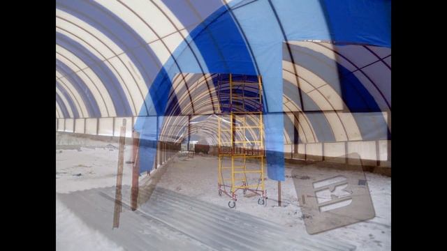 Строительство тентового ангара смотреть онлайн