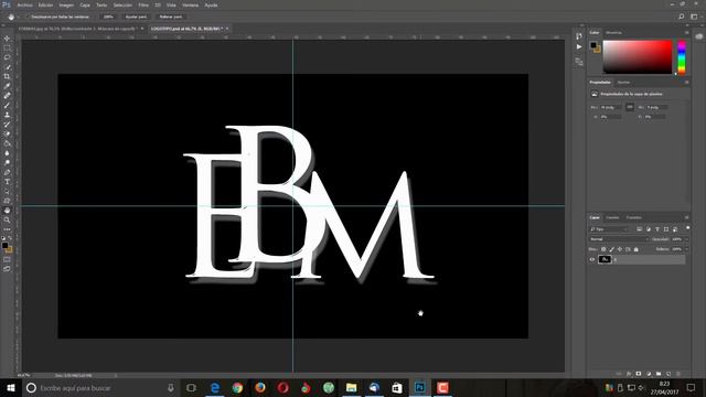 CREAR UN LOGO DORADO, SOBRE UN CRISTAL смотреть онлайн