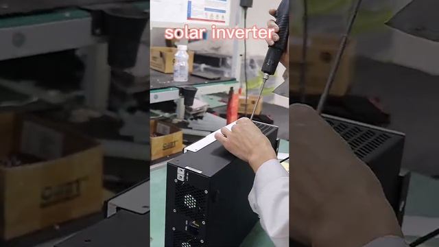 Assembly of the solar inverter